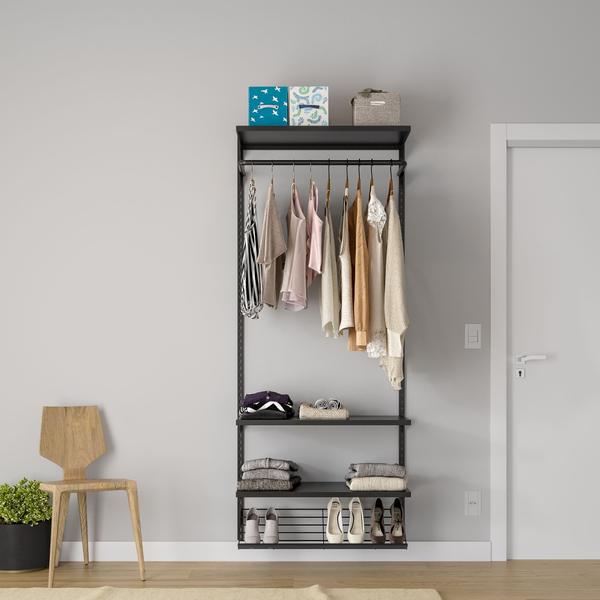 Imagem de Closet Aberto 80cm - Armário Moderno (Coleção 02) Organização e Estilo