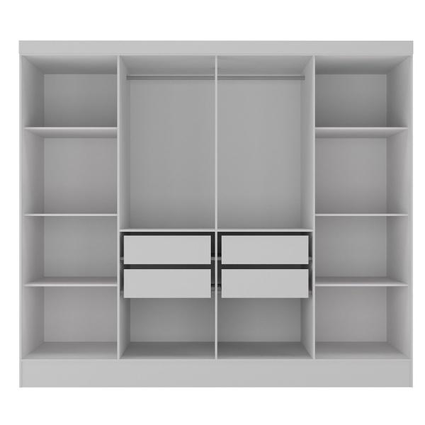 Imagem de Closet Casal 100% MDF 4 Gavetas Jatobá Yescasa