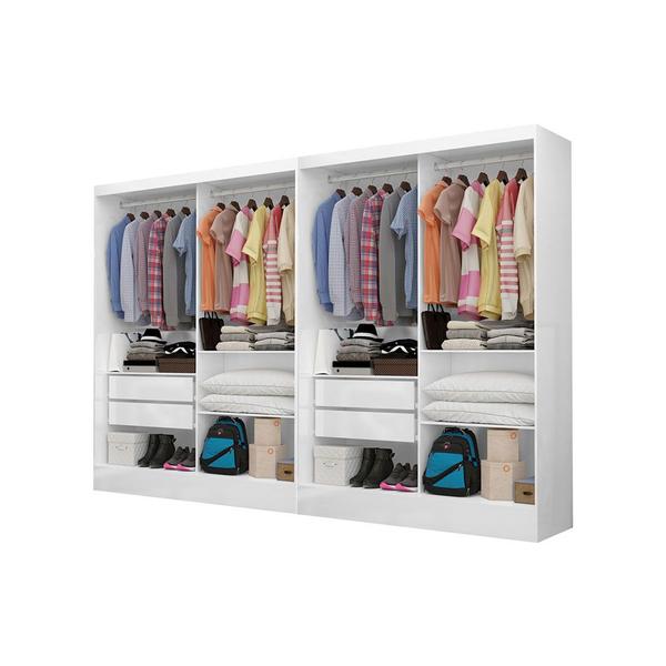 Imagem de Closet Casal Duplo Dubai Premium 4 Gavetas Carioca Móveis