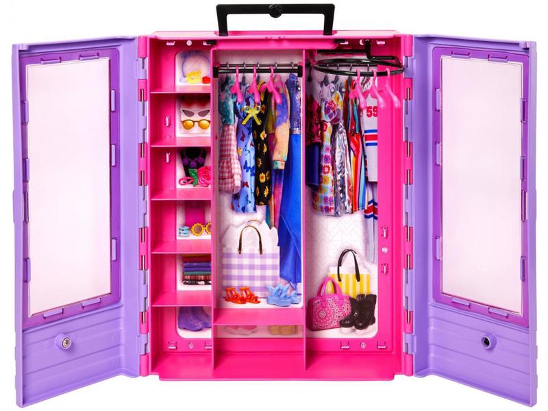 Imagem de Closet da Barbie Armário de Luxo Mattel - 15 Peças