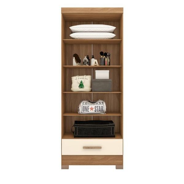 Imagem de Closet Modulado 3 Peças 3 Gavetas Smart Versatile Espresso Móveis