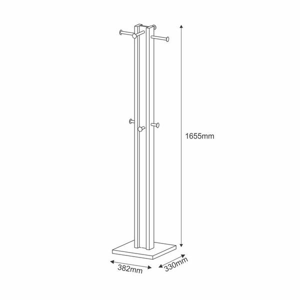 Imagem de Closet Modulado Aberto 38,2cm com Cabideiro AZ1018 Tecno Mobili