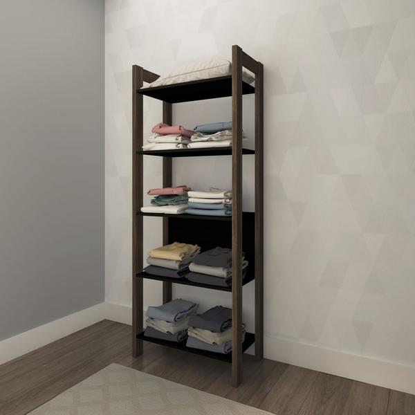 Imagem de Closet Modulado Aberto - Estante alta Multiuso 5 prateleiras 65cm AZ1005 Tecno Mobili