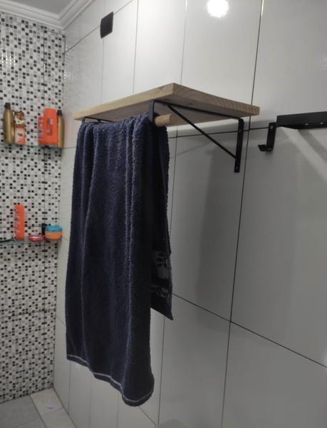 Imagem de Closet Modulado Mão Francesa Reforçada 30cm com Cabideiro 3und