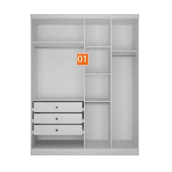 Imagem de Closet Modulado Safira 001 Clic Moveis