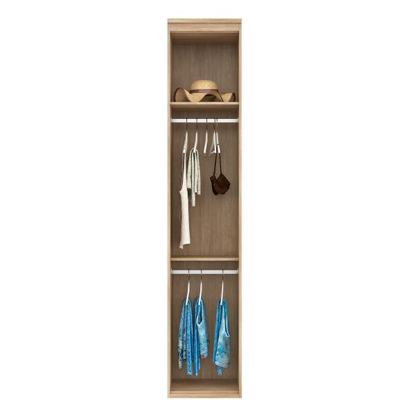 Imagem de Closet Modulado Sem Portas com Cabideiros 45 cm MDF Lotus Belmax