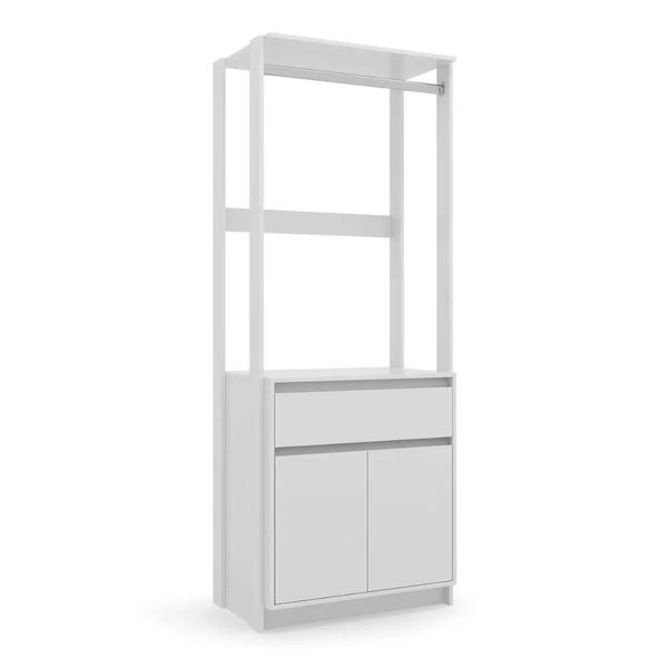 Imagem de Closet Modular Verona 0,70 Branco Brilho Batrol