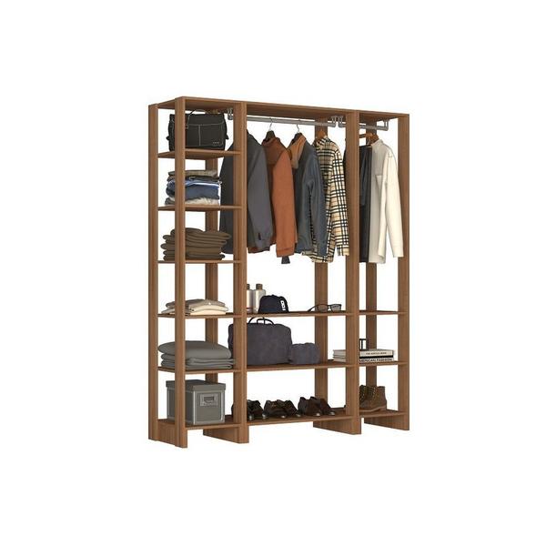 Imagem de Closet Multi Yes Com 2 Cabideiros e 12 Prateleiras Nova Mobile