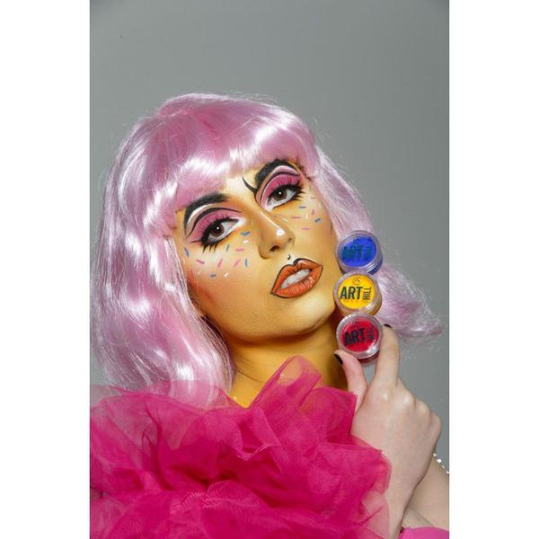 Imagem de Clown Catharine Hill Maquiagem Artística Corpo e Rosto 10g Pasta À Prova D'Água Art Hill Rendimento
