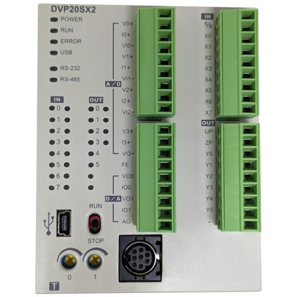 Imagem de Clp Delta Dvp Modelo 20Sx211T 8 Entrada 6 Saídas