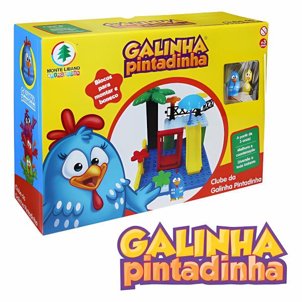 Imagem de Clube Da Galinha Pintadinha Dois Bonecos Blocos De Montar