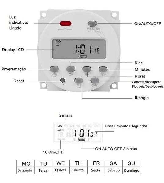 Imagem de Cn101a Timer Temporizador Digital Programavel