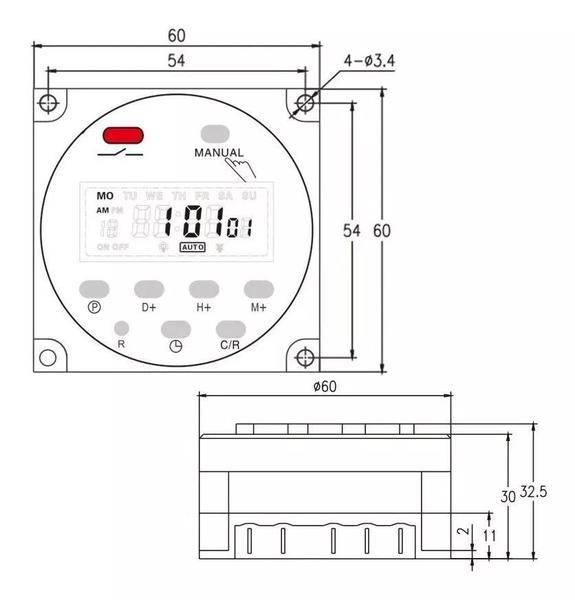 Imagem de Cn101a Timer Temporizador Digital Programável