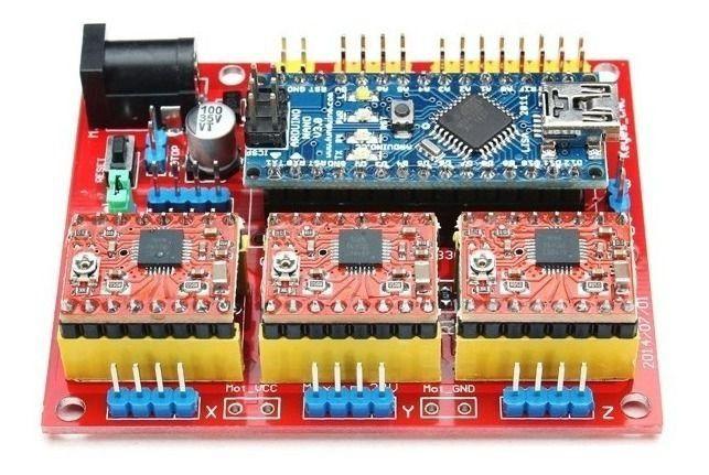 Imagem de Cnc shield v4 impressora 3d para arduino nano