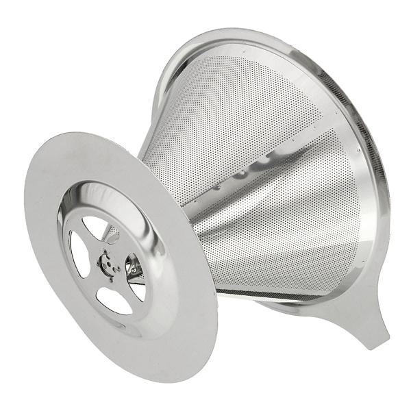 Coador De Café Filtro Individual Inox Reutilizável Premium - Top Chef Imagem de Coador De Café Filtro Individual Inox Reutilizável Premium