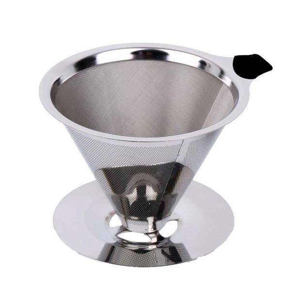 Imagem de Coador De Café Inox 101 Não Precisa Filtro Mini Coador Cafe