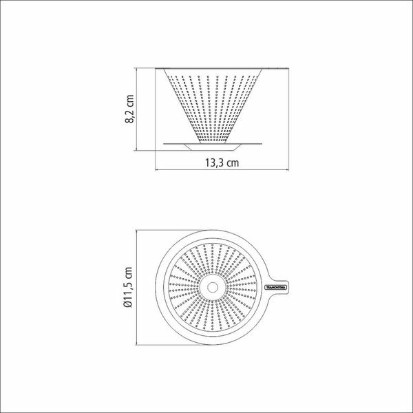 Imagem de Coador de Café Tramontina em Aço Inox