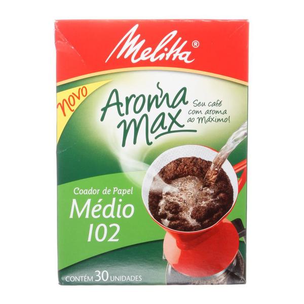 Imagem de Coador de Papel Médio Nº102 com 30 Unidades Melitta