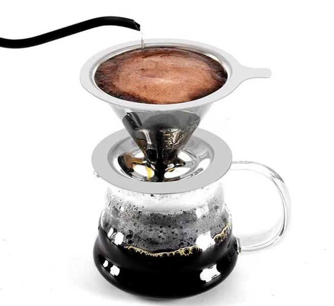 Imagem de Coador Filtro De Café Pour Over Em Aço Inox Tam. 103