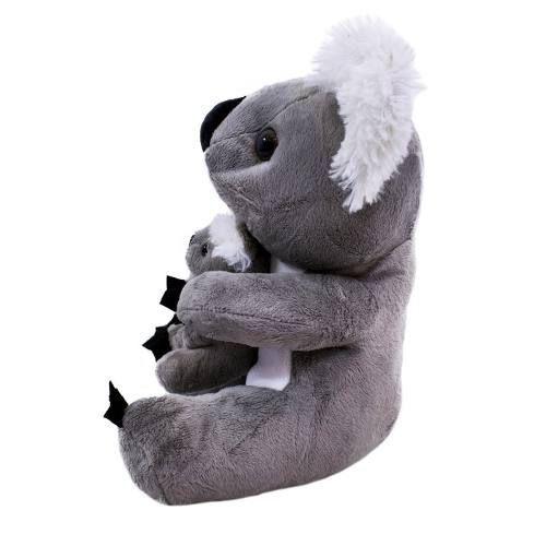 Imagem de Coala De Pelúcia Com Filhote 28 Cm  Fofy Toys