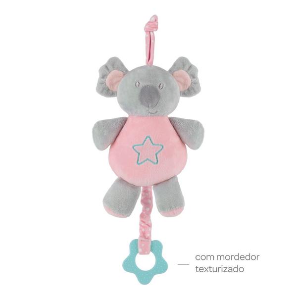 Coala Musical com Mordedor Rosa 38cm Buba 14416 Imagem de Coala Musical com Mordedor Rosa 38cm Buba 14416
