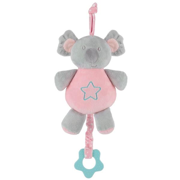Coala Musical com Mordedor Rosa 38cm Buba 14416 Imagem de Coala Musical com Mordedor Rosa 38cm Buba 14416