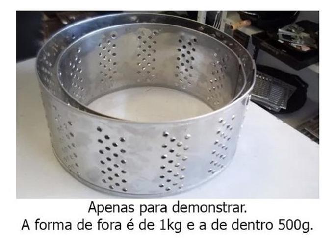 Imagem de Coalho Ha-La 200Ml + 2 Formas De Inox 500G E 1Kg (1 De Cada)