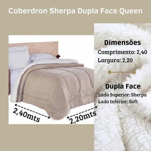 Coberdom Cobredom Manta Casal Dupla Face Cobertor Cor 01 - Texfine Imagem de Coberdom Cobredom Manta Casal Dupla Face Cobertor Cor 01