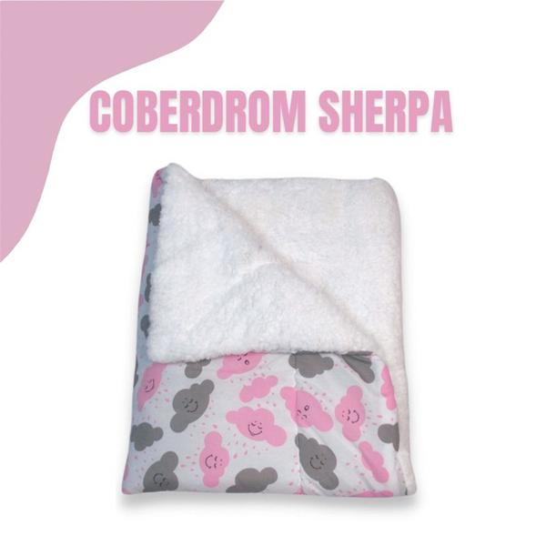 Imagem de Coberdrom Edredom Dupla Face Infantil Com Sherpa Estampado