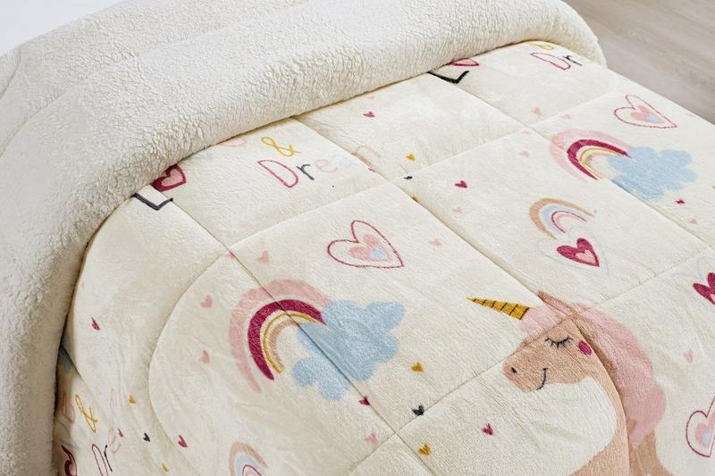 Imagem de Coberdrom Edredom P/ Cama De Solteiro Soft Infantil Flannel