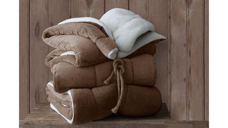 Imagem de Coberdrom Flannel Cappuccino Sherpa 2,45x2,20 Sultan