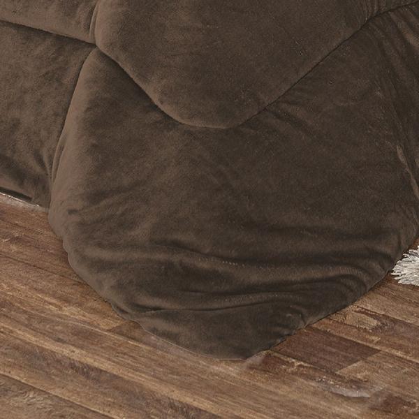 Coberdrom King Noruega Sherpa Manta Flannel 1pç - Marrom - Lilly Home Enxovais Imagem de Coberdrom King Noruega Sherpa Manta Flannel 1pç - Marrom