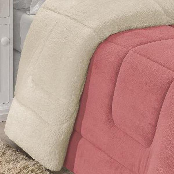 Imagem de Coberdrom Robust King Manta Soft Sherpa Rosa