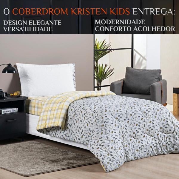 Imagem de Coberdrom Solteiro Grosso Kristen Kids Malha 100%Algodao