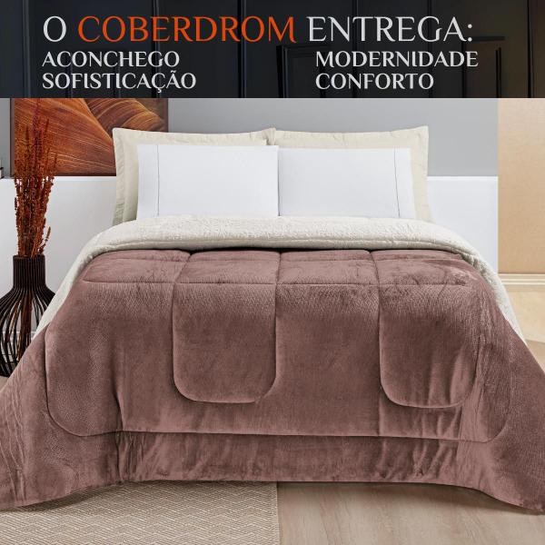 Imagem de Coberdron Queen Size Everest Edredom Luxuoso Quentinho