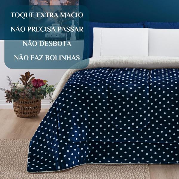 Imagem de Coberta Queen Size Coberdrom Romance Super Fofinha E Grossa