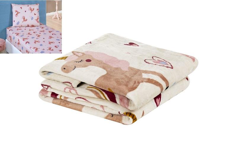 Imagem de Cobertinha Soft Quentinha Manta Flannel Infantil + Lençol