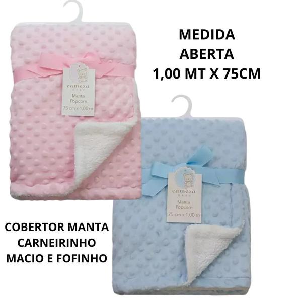 Imagem de Coberto Infantil Premium para bebê Manta de berço