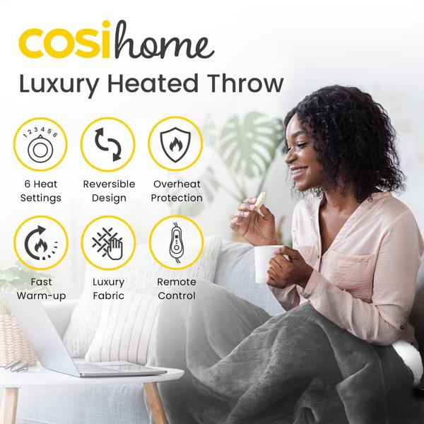 Imagem de Cobertor aquecido Electric Throw Cosi Home 150 x 130 cm