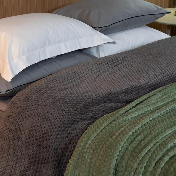 Cobertor Aveludado Soft Touch Relevo Manta Flannel Rose - Home Fernandes Imagem de Cobertor Aveludado Soft Touch Relevo Manta Flannel Rose