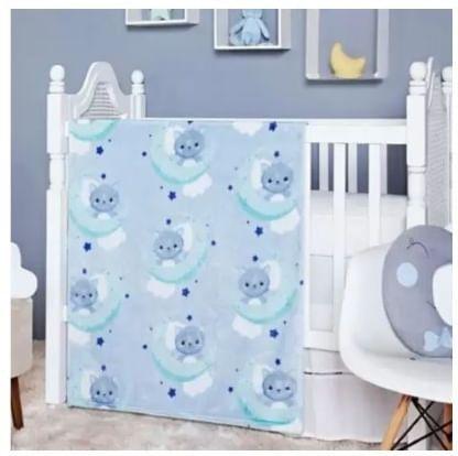 Imagem de Cobertor baby flannel blue 90cmx110m  bfbluin202201 - etruria 