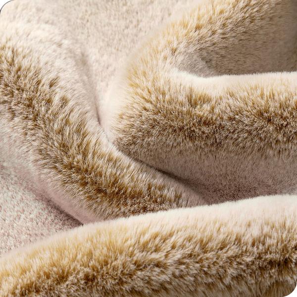 Imagem de Cobertor Bare Home Faux Fur ultramacio e luxuoso 120x150cm