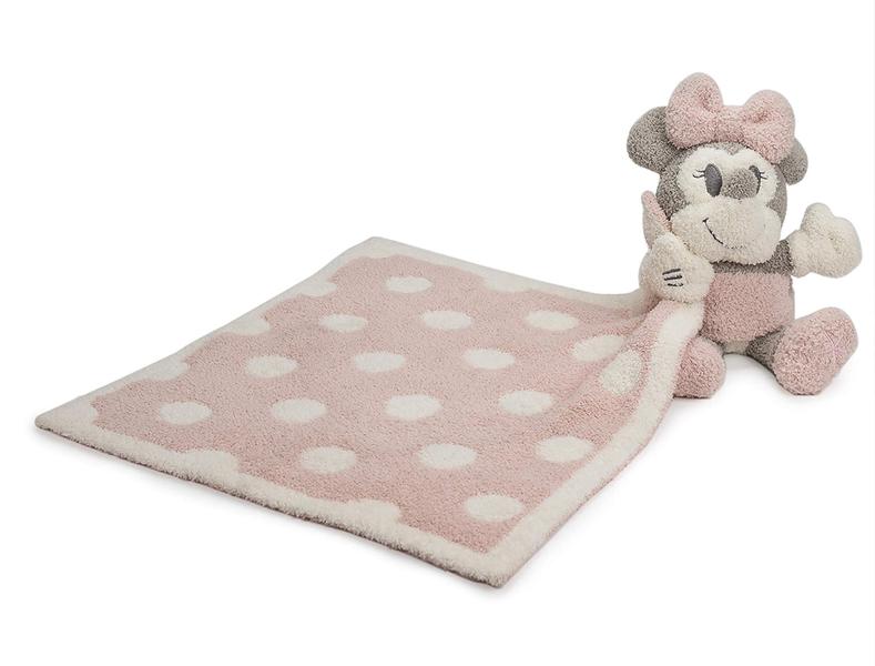 Imagem de Cobertor Barefoot Dreams CozyChic Vintage Minnie Mouse Dusty Rose