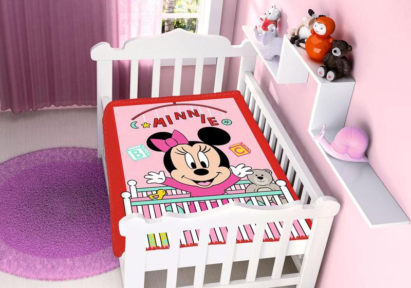 Imagem de Cobertor Bebê Antialérgico Jolitex Disney Minnie Bercinho