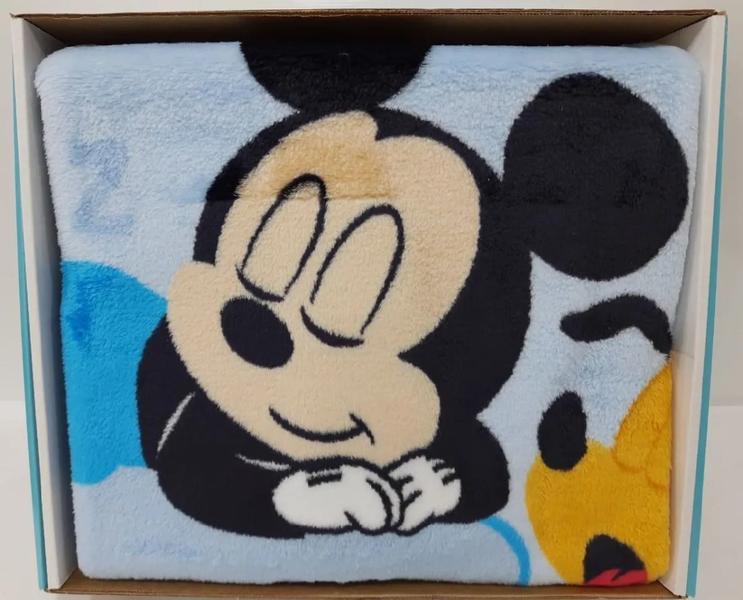 Imagem de Cobertor Bebê Disney Mickey Sonhando -Jolitex Antialérgico Raschel