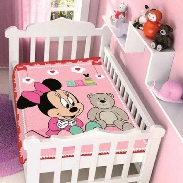 Imagem de Cobertor bebê disney minnie - jolitex