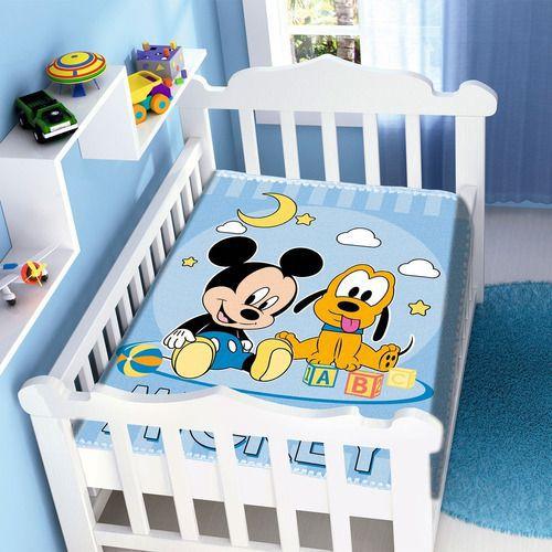 Imagem de Cobertor Bebe Infantil Jolitex Disney Antialérgico Baby Mickey Minnie