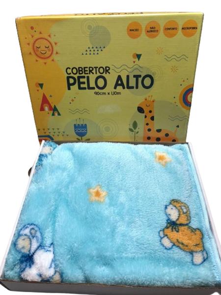 Imagem de Cobertor Bebê Jolitex Menina Menino Macio Antialérgico Baby Estampado Pelo Alto