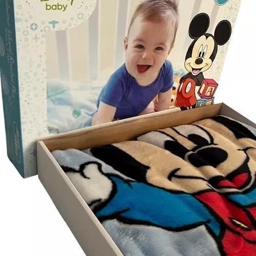 Imagem de Cobertor Bebe Jolitex Mickey Disney Baby Peludo Antialergico