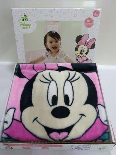 Imagem de Cobertor Bebe Jolitex Raschel Disney Baby Minnie Bercinho